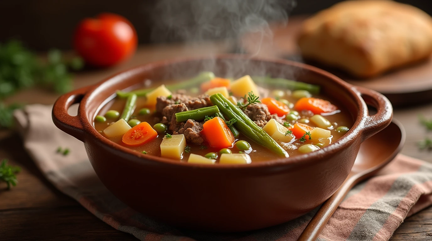 Savor the Best Old Fashioned Vegetable Beef Soup Recipe